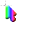 Rainbow Small Ani cursor