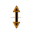 Vertical resize cursor