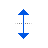 Vertical resize cursor