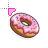 Donut Pink Kawaii Cursors preview