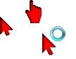 LLX Aero Red XXL Cursors preview