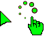 Liquid green Cursors preview