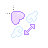 [Angel heart (purple ver.)] diagonal resize 2 cursor