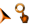 3D Orange/Naranja Cursors preview