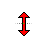 dynamic red updown cursor