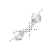 diagonal resize 2 bones cursor