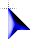 3D blue cursor pointer cursor