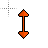 Vertical resize cursor