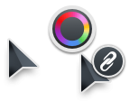 Luxus Obsidian Hi-DPI Cursors preview