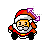 Santa diagonal resize right cursor