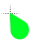 Green Drop cursor