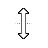 Vertical resize cursor