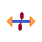 Horizontal resize cursor