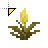 Radioactive Pale Yellow Torchflower Minecraft cursor
