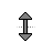 Vertical resize cursor