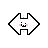'w' left or right-- cursor