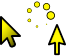Yellow Axolotl Cursors preview