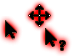Windows 7 Red Glowing Cursors preview