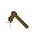 Minecraft's Wood Hoe cursor