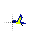 Dark Blue Bird cursor