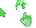 RWCE Burning Green Fire Cursors preview