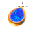 Left Blue Sapphire Teardrop Background cursor