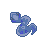 Blue snake diagonal 1 cursor