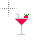 Strawberry cocktail cursor