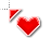 Red heart pulse cursor
