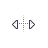 Horizontal resize cursor