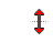 Vertical resize cursor