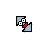 Blue Dancing Banana - Diagonal Resize 1 cursor