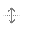 Vertical resize cursor