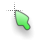 ComixCursors Green Regular-Slim Cursors preview