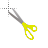 Scissors Light Yellow cursor