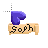 Bouncing Heart for Sophia cursor