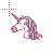Purple Unicorn Kawaii Cursors preview