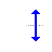 Vertical resize cursor