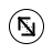 Metro Diagonal cursor
