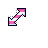 Candy Cane - Diagonal Resize 2 cursor