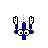 Azul con precisión cursor