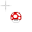 Red mario mushroom cursor