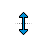 Vertical resize cursor