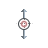 Vertical resize cursor