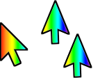 Rainbow Ultimate Vertical XXL Cursors preview