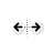 Horizontal resize cursor