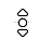 Vertical resize cursor
