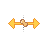 Horizontal resize cursor