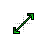 Luigi Diagonal Resize 2 Tiny cursor