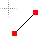 Red Diagonal 2 cursor